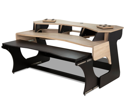 Zaor Studio Furniture srl desk Miza X2 Flex Black-oak