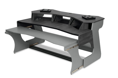 Zaor Studio Furniture srl desk Miza X2 Flex Grey-wengé