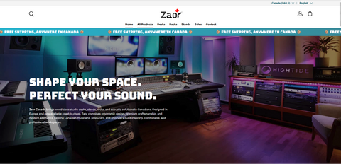 Zaor Partners with Studio Economik to Launch zaor.ca for Canadian Customers