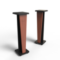 Zaor Studio Furniture srl stands Croce 42 Stands (pair) - SPECIAL DEAL Cherry Black
