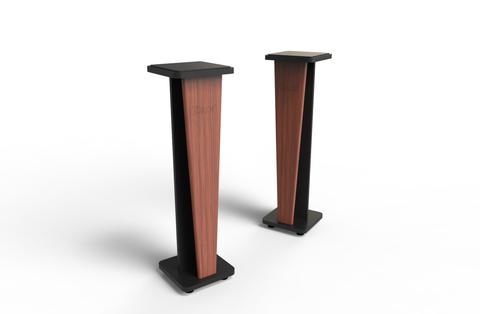 Zaor Studio Furniture srl stands Croce 42 Stands (pair) - SPECIAL DEAL Cherry Black