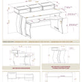 Zaor Studio Furniture srl desk Zaor Miza Flow – Flexible Premium Studio Desk for Modern Music Production
