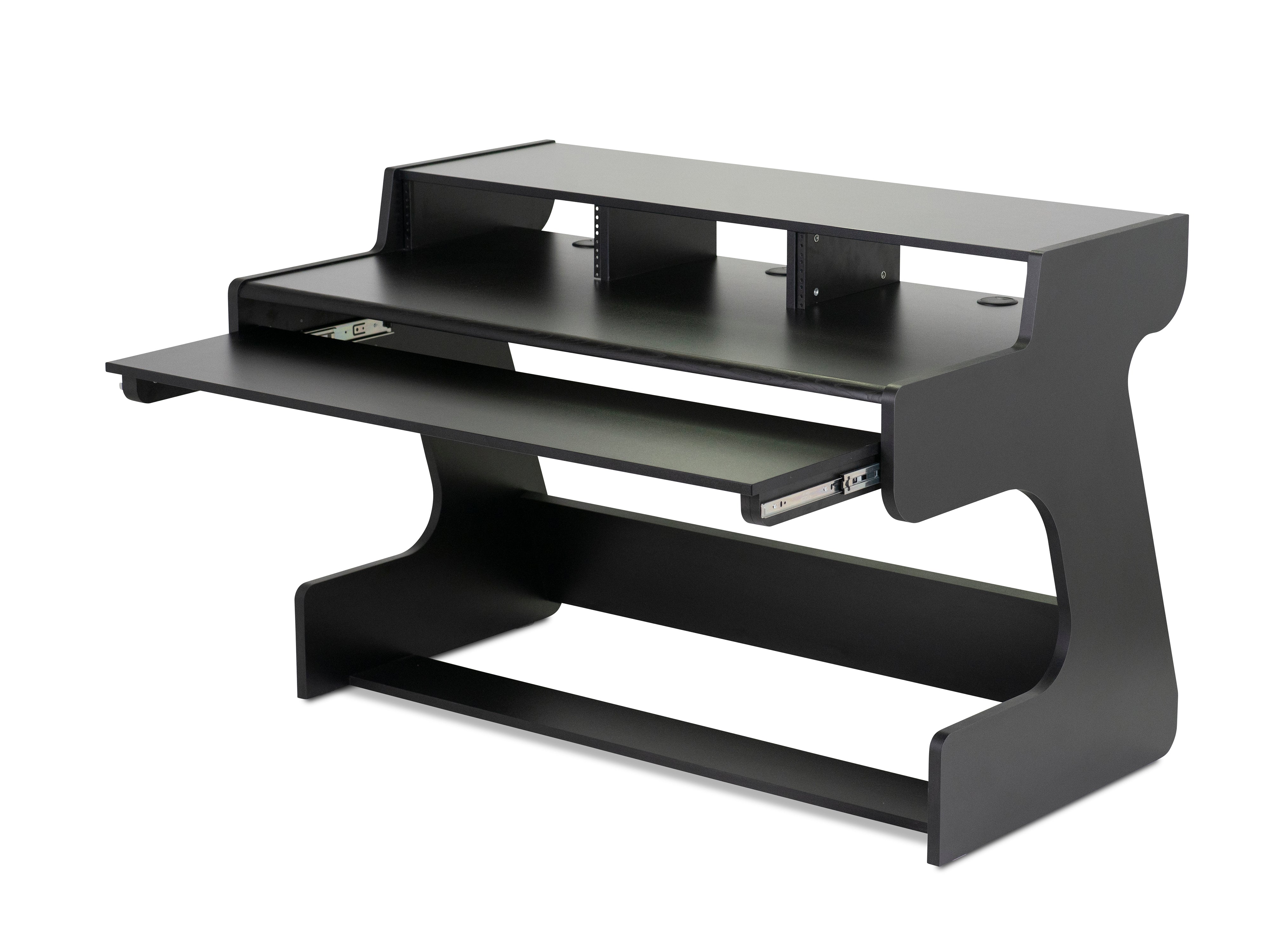 Zaor MIZA 88 Flex Cherry/Black DTM用デスク Zaor Miza 88 Flex Workstation Desk - Black Cherry | Sweetwater