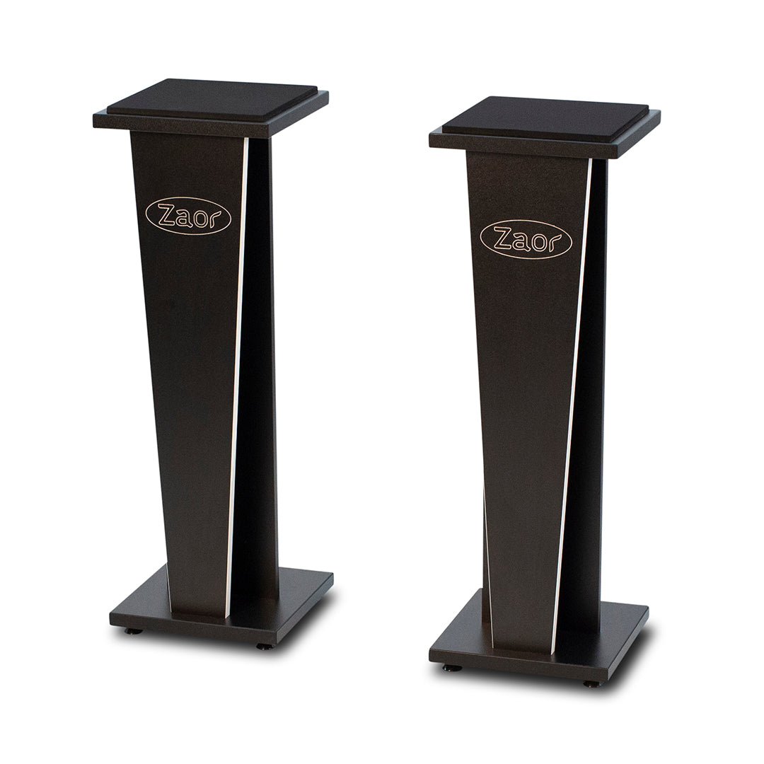 スピーカー・ウーファー Zaor / MIZA V-Stand V36 Black pair Miza V-Stands (Pair) – Zaor Furniture