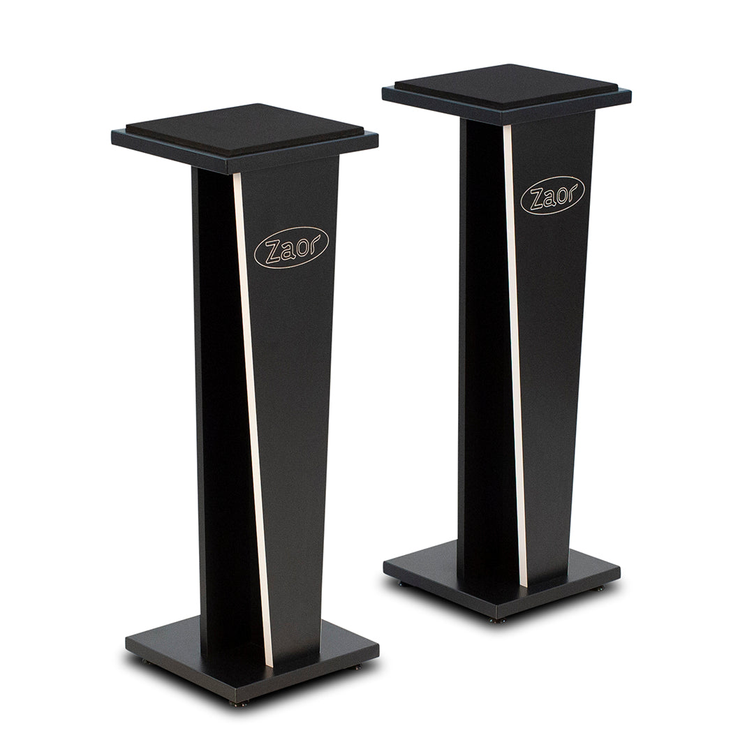 スピーカー・ウーファー Zaor / MIZA V-Stand V36 Black pair Miza V-Stands (Pair) – Zaor Furniture