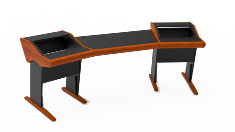Zaor Studio Furniture srl desk Onda MKII Angled Cherry