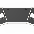 Zaor Studio Furniture srl desk Onda MKII Angled
