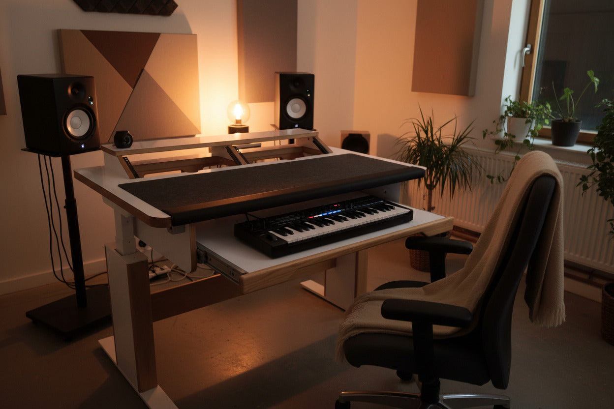 Zaor S-ALTO – Compact Sit-Stand Studio Workstation – Zaor Furniture