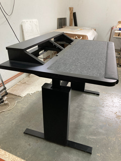 Zaor Studio Furniture srl desk S-Alto Black