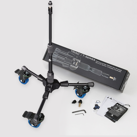 Triad Orbit T1C – Short Tripod Stand with Casters
