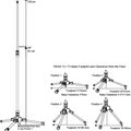 Zaor Studio Furniture srl accessories Triad Orbit T2 – Standard Tripod Stand