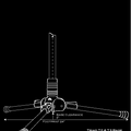 Zaor Studio Furniture srl accessories Triad Orbit T2 – Standard Tripod Stand